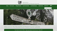 Desktop Screenshot of brockenhurst.gov.uk