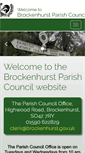 Mobile Screenshot of brockenhurst.gov.uk